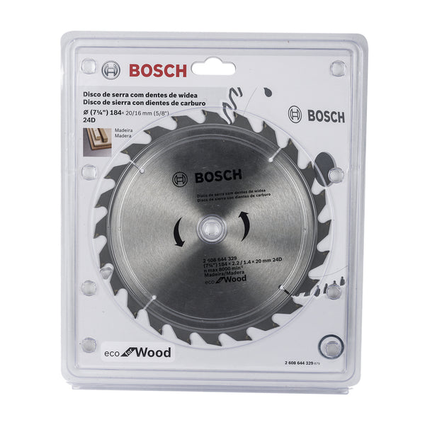 Disco Sierra Circular Bosch Eco for Wood 7 1/4