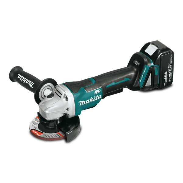 Esmeril angular inalámbrico Makita DGA458 RFE-3 2 baterías 3.0Ah + cargador