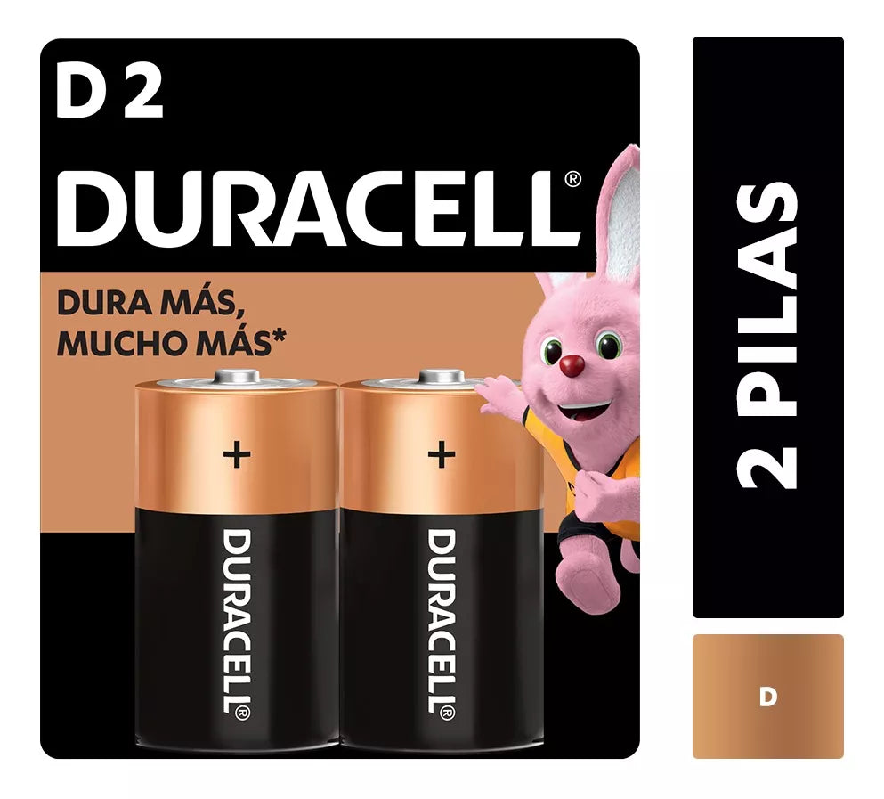 Pilas Duracell D x2