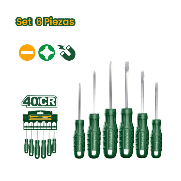 Juego de destornilladores  6 piezas JADEVER