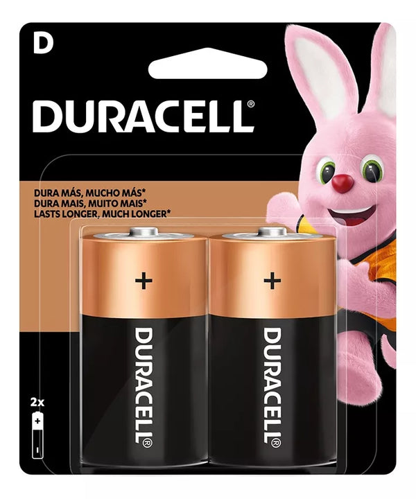 Pilas Duracell D x2