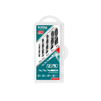 Set de brocas madera HSS 5pzas TOTAL TACSD7055