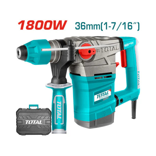 Rotomartillo SDS Plus 1800W Total Tools TH118366-7