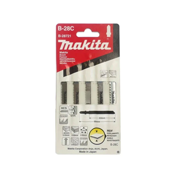Set 5 Piezas De Hojas De Calar  Mdf B-28721 Makita